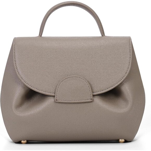 Women's Gray Luxury Mini Top Handle Crossbody Shoulder Satchels Hand Bag - Picture 1 of 6